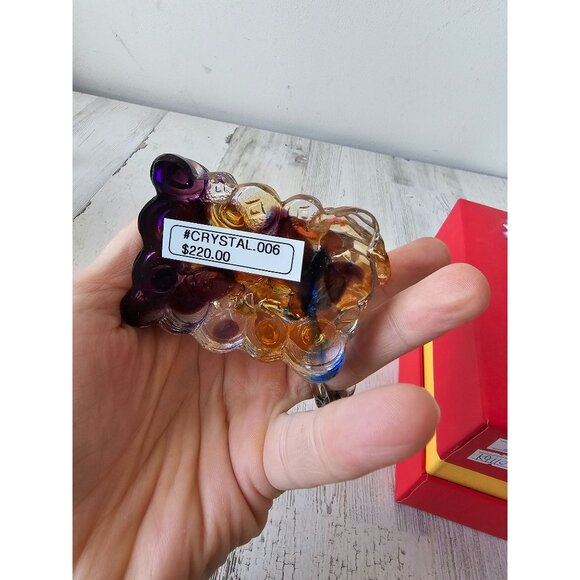 Kalifano horse crystal carved statue‎ figurine new - Picture 9 of 9